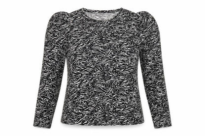Womens UK Size 8 F&F Black Basic Blouse