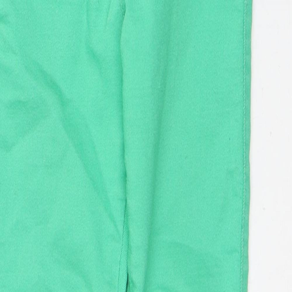 Dunnes Stores Girls Green Cotton Skinny Jeans Size 9 Months Regular