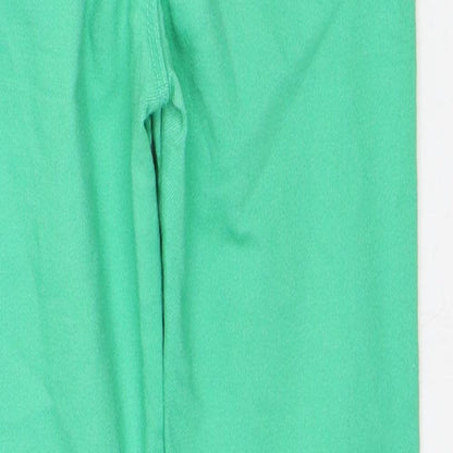 Dunnes Stores Girls Green Cotton Skinny Jeans Size 9 Months Regular