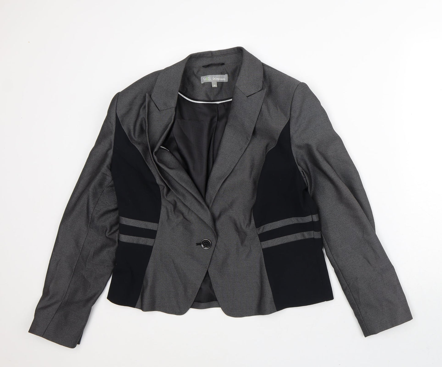 Womens UK Size 16 Marks and Spencer Grey Jacket