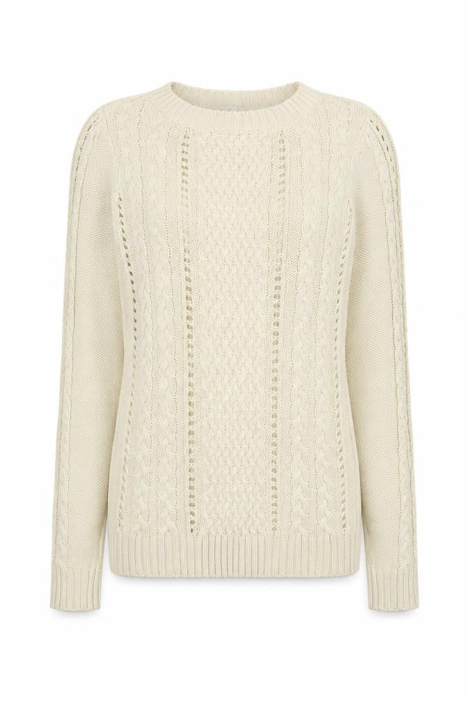 Womens UK Size S Astradivarius Beige Pullover Jumper
