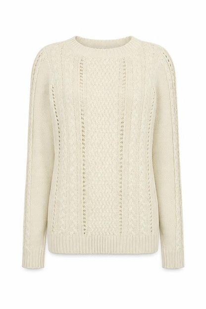 Womens UK Size S Astradivarius Beige Pullover Jumper