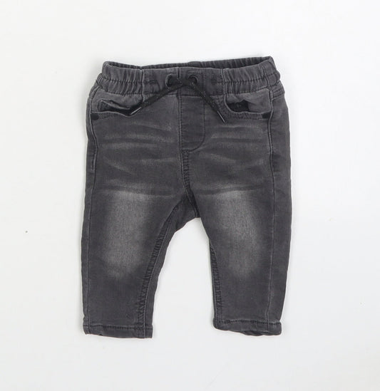NEXT Boys Grey Cotton Jogger Jeans Size 36 Months