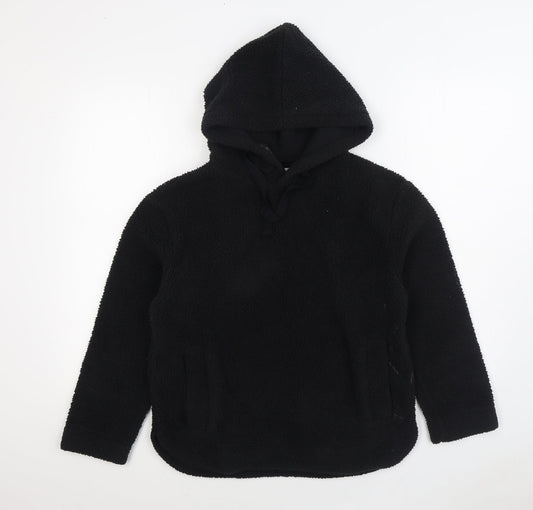H&M Womens Black Polyester Pullover Hoodie Size XS Pullover