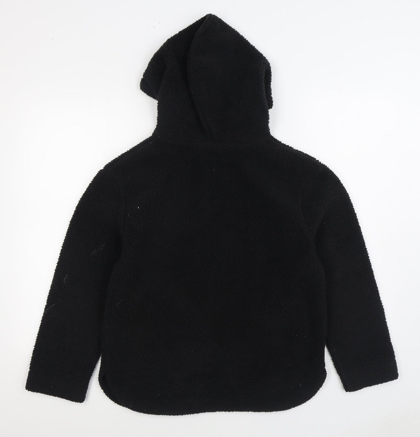 H&M Womens Black Polyester Pullover Hoodie Size XS Pullover