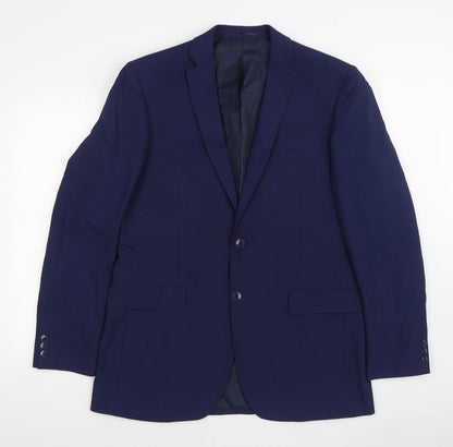 Mens UK Size 42 The Collection Regular Blue Suit Jacket