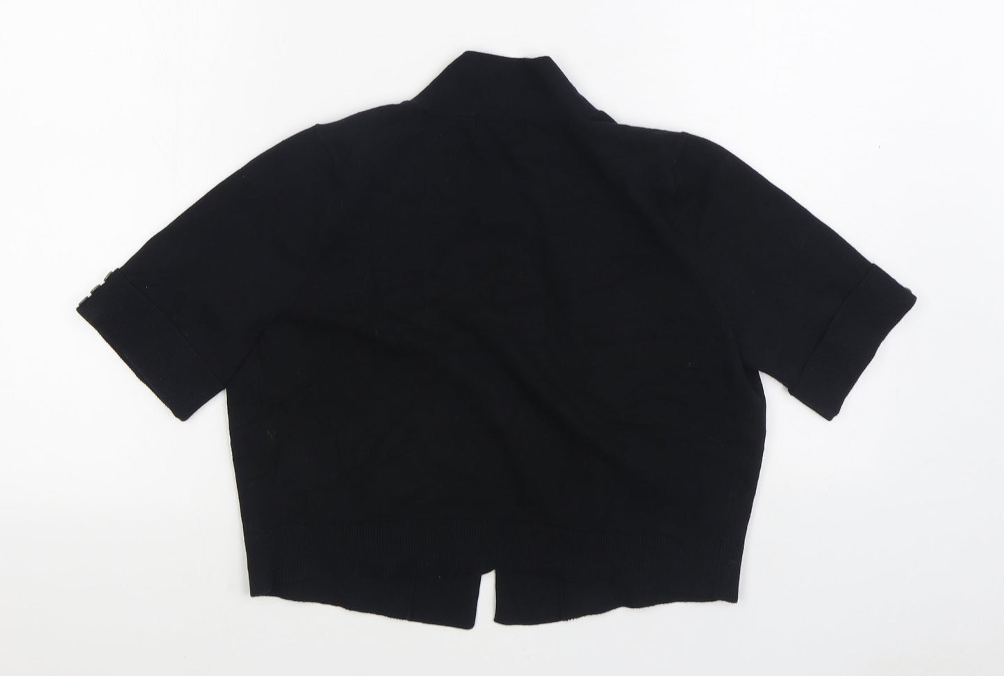 Womens UK Size M Wallis Black Cardigan Jumper