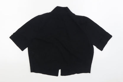 Womens UK Size M Wallis Black Cardigan Jumper