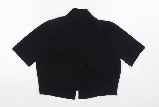 Womens UK Size M Wallis Black Cardigan Jumper