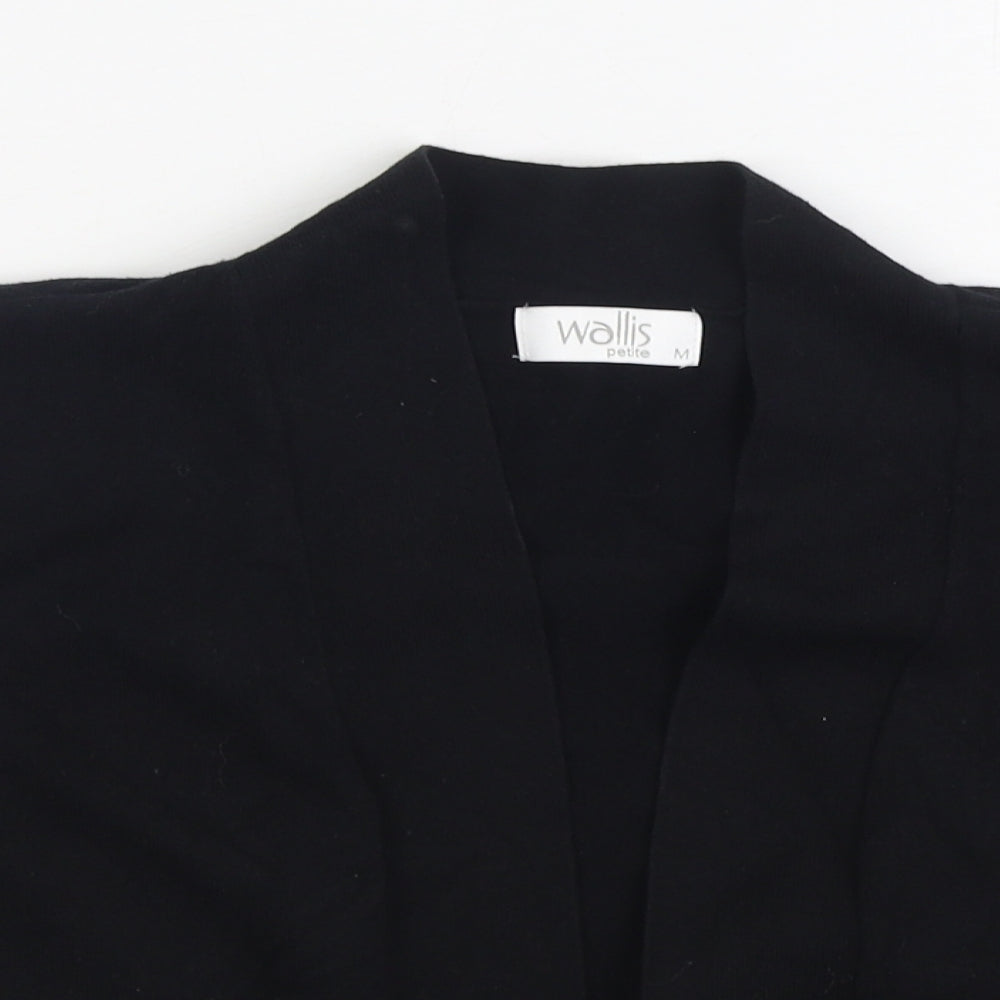 Womens UK Size M Wallis Black Cardigan Jumper