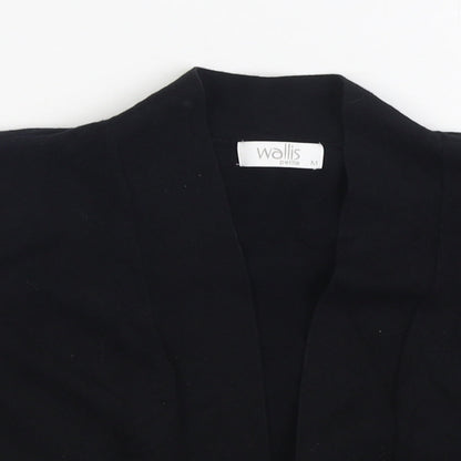 Womens UK Size M Wallis Black Cardigan Jumper