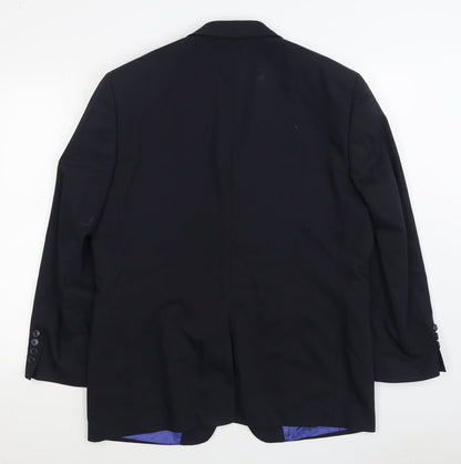 Mens UK Size 40 Hugo James Regular Black Suit Jacket