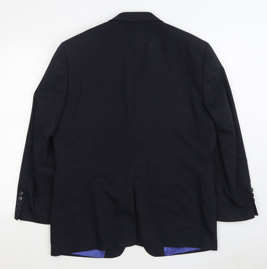 Mens UK Size 40 Hugo James Regular Black Suit Jacket