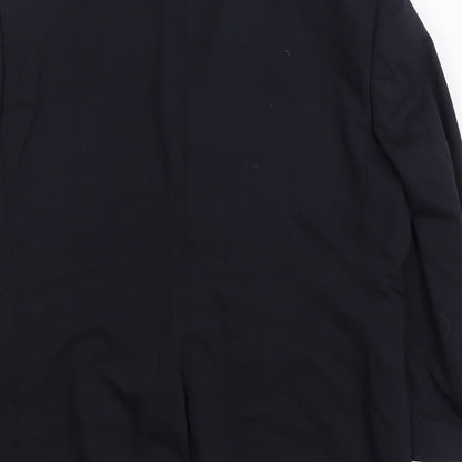 Mens UK Size 40 Hugo James Regular Black Suit Jacket
