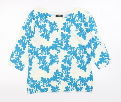 Womens UK Size 10 Matalan White Pullover Jumper