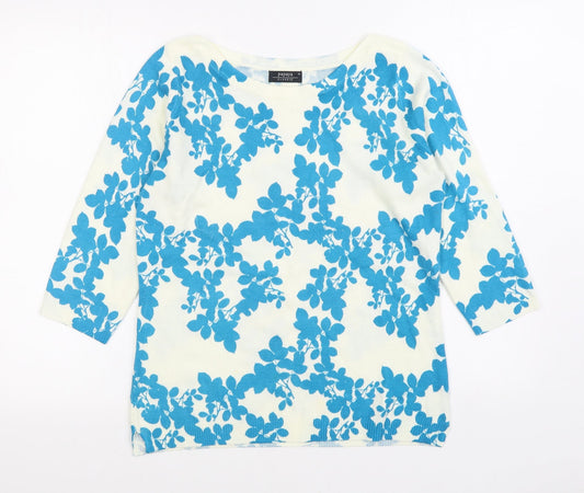 Womens UK Size 10 Matalan White Pullover Jumper