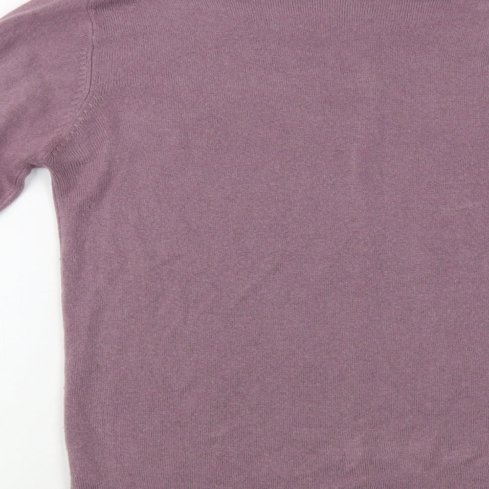 Womens UK Size M Beloved Purple Pullover Jumper