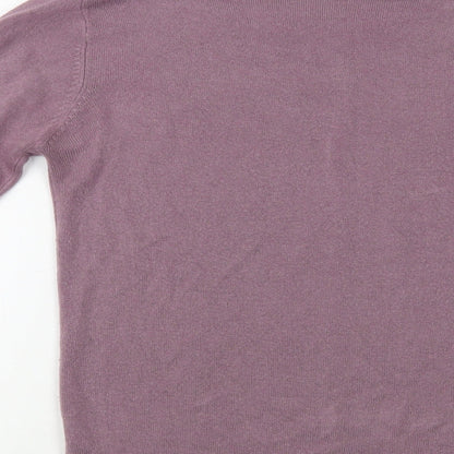 Womens UK Size M Beloved Purple Pullover Jumper
