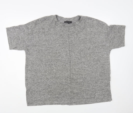 Primark Womens Grey Crew Neck Polyester Pullover Jumper Size L