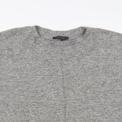 Primark Womens Grey Crew Neck Polyester Pullover Jumper Size L