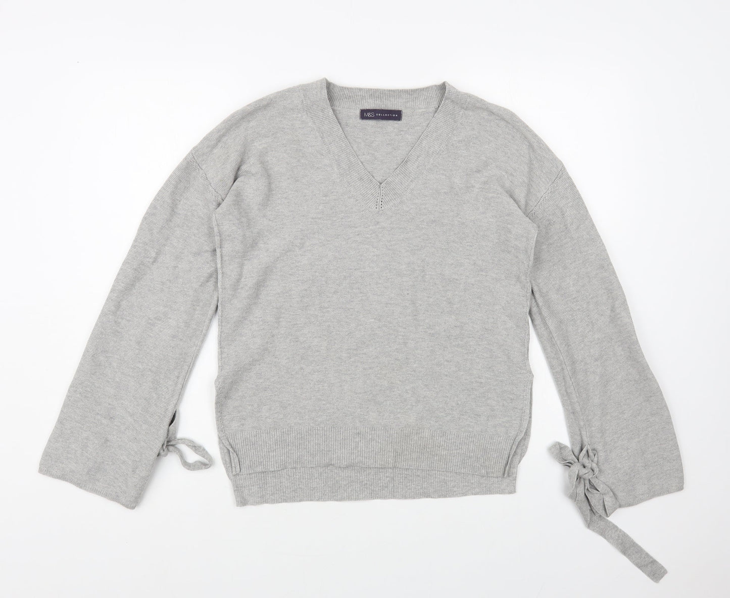 Womens UK Size 8 Marks and Spencer Grey Pullover Jumper