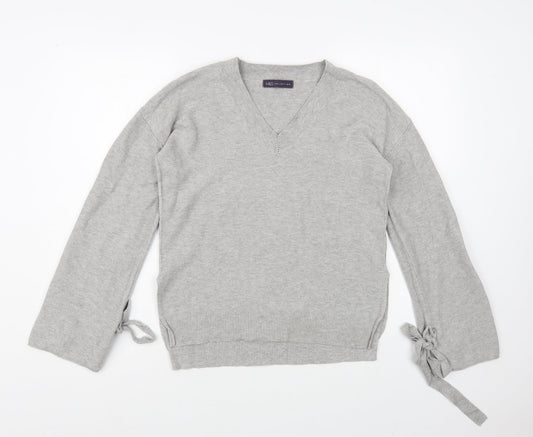 Womens UK Size 8 Marks and Spencer Grey Pullover Jumper