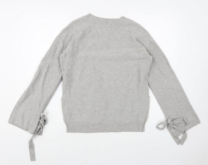 Womens UK Size 8 Marks and Spencer Grey Pullover Jumper
