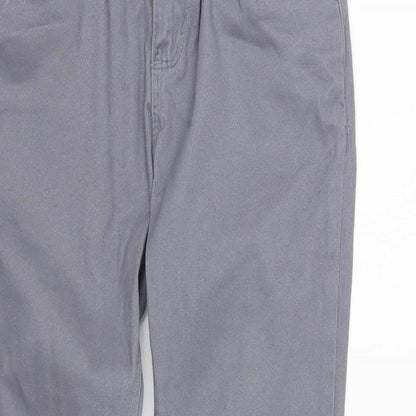 Denim Co. Girls Grey Cotton Skinny Jeans Size 8-9 Years Regular Button