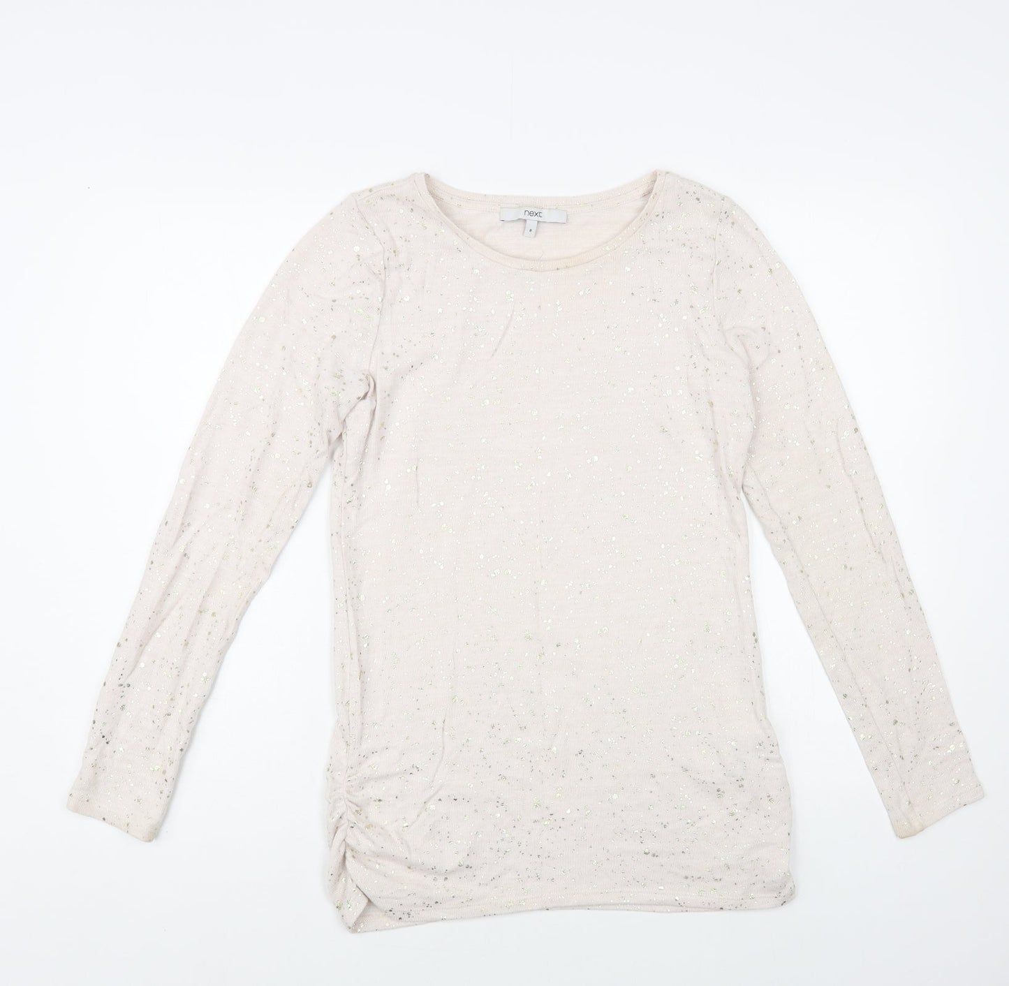 Womens UK Size 8 NEXT Beige Pullover Jumper