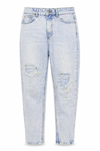 Womens UK Size 10 Denim Co. Regular Fit Tapered Blue Jeans