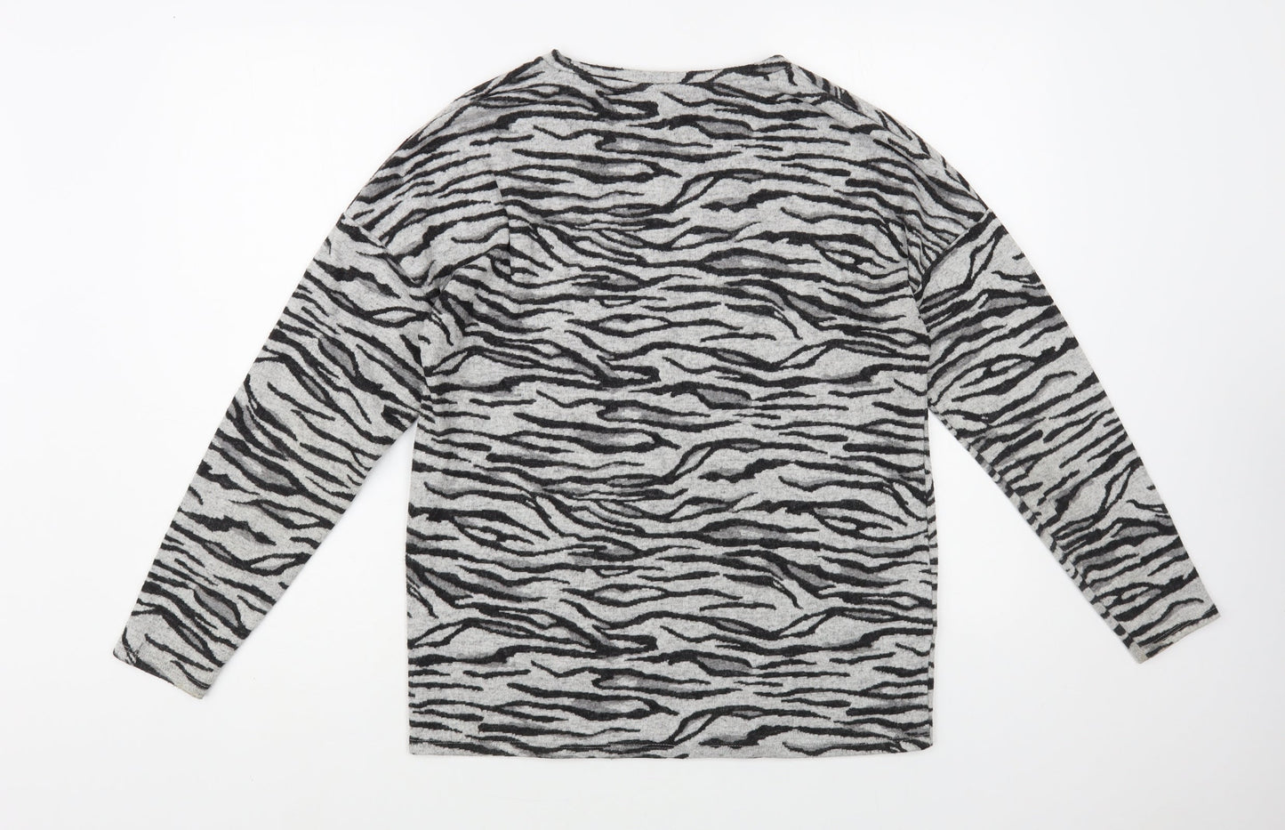 Womens UK Size 8 NEXT Grey Pullover Jumper