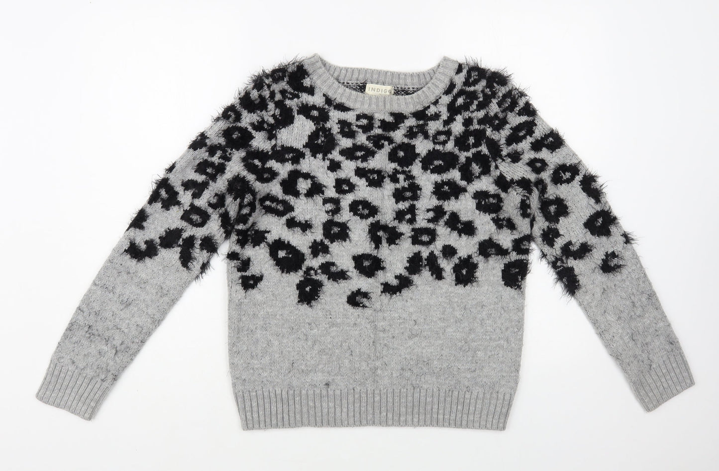 Womens UK Size 8 Marks and Spencer Grey Pullover Jumper