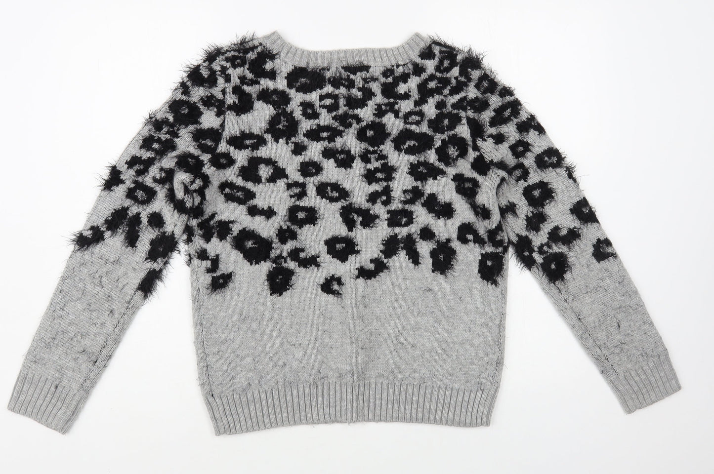 Womens UK Size 8 Marks and Spencer Grey Pullover Jumper