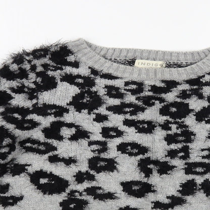 Womens UK Size 8 Marks and Spencer Grey Pullover Jumper