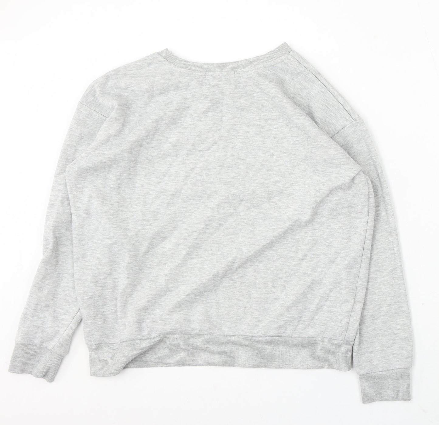 Atmosphere Womens Grey Polyester Pullover Sweatshirt Size 14