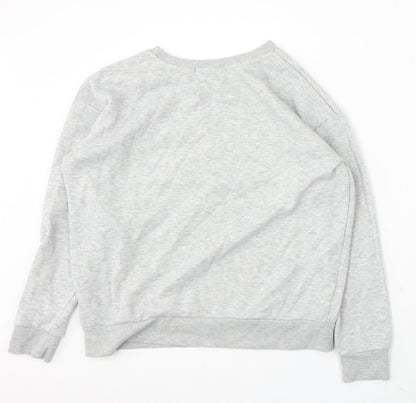 Atmosphere Womens Grey Polyester Pullover Sweatshirt Size 14