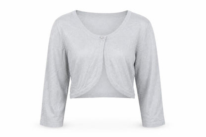 Womens UK Size M VILA Silver Cardigan Jumper
