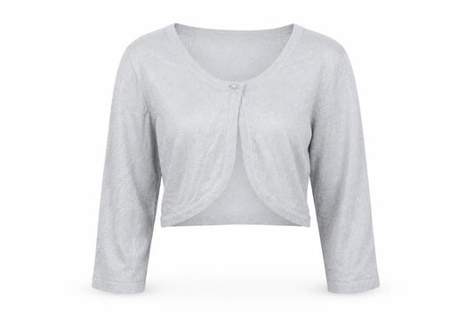Womens UK Size M VILA Silver Cardigan Jumper