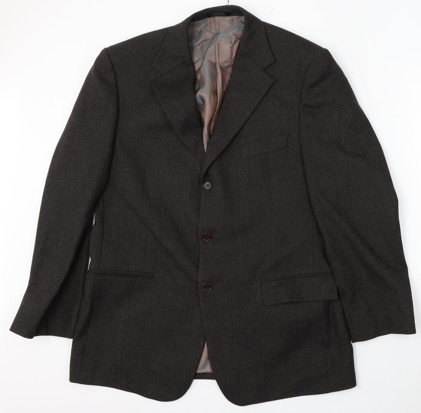 Mens UK Size 42 Marks and Spencer Regular Brown Suit Jacket