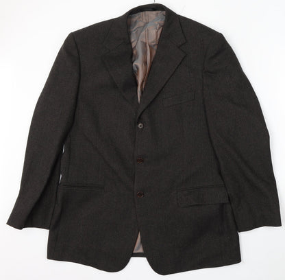 Mens UK Size 42 Marks and Spencer Regular Brown Suit Jacket