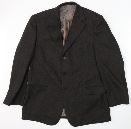 Mens UK Size 42 Marks and Spencer Regular Brown Suit Jacket