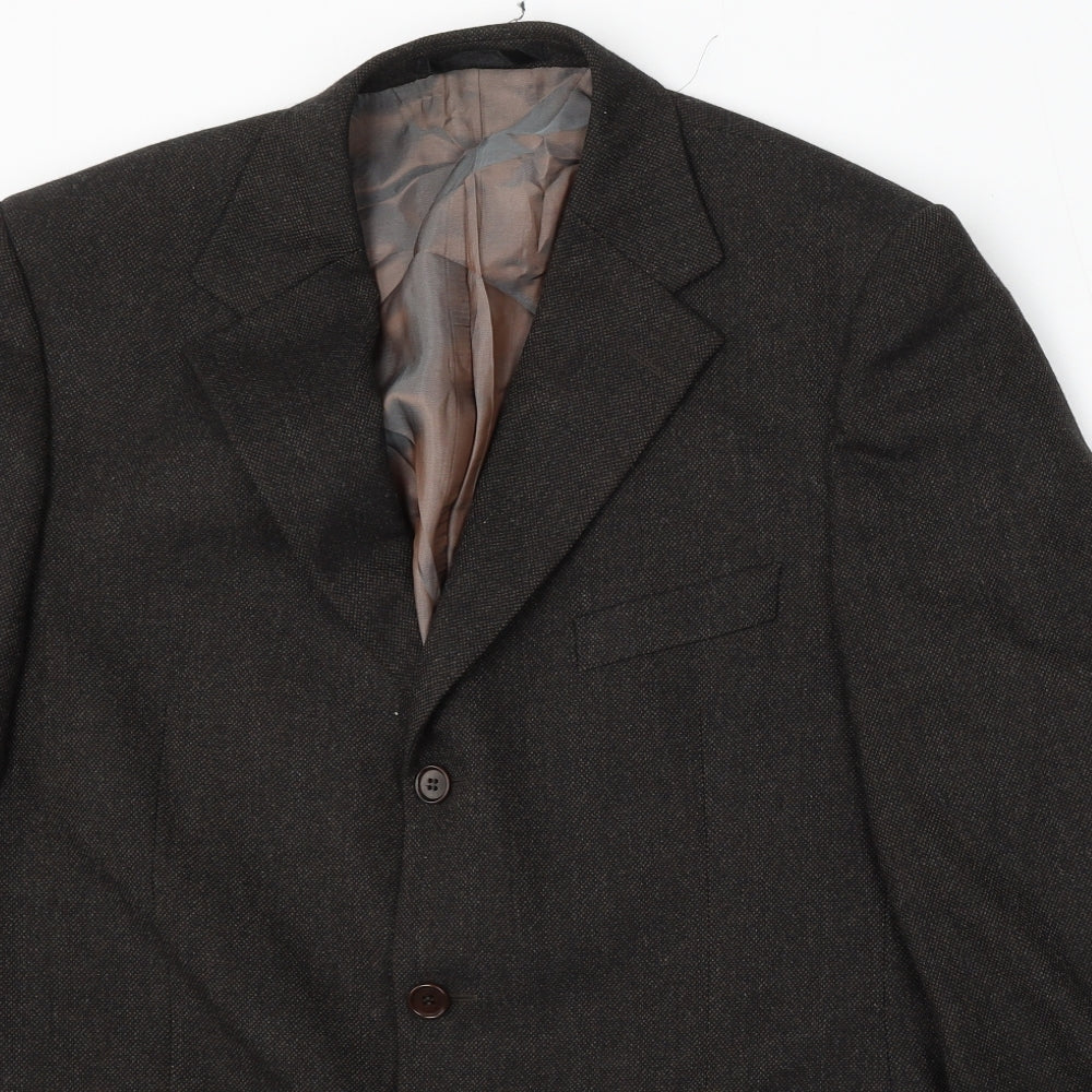 Mens UK Size 42 Marks and Spencer Regular Brown Suit Jacket