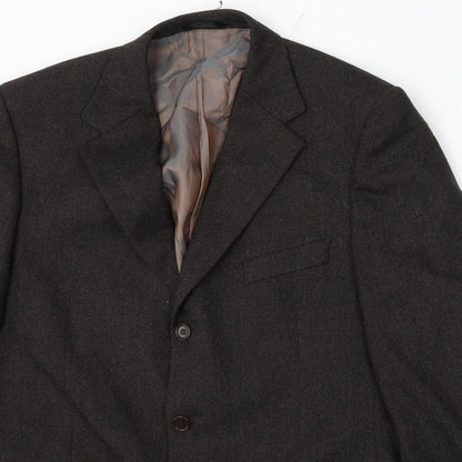 Mens UK Size 42 Marks and Spencer Regular Brown Suit Jacket
