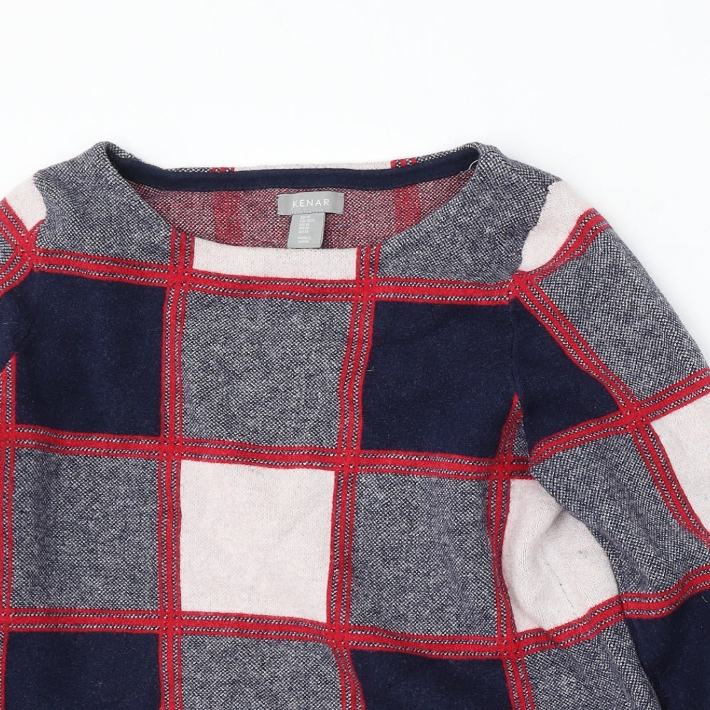 Womens UK Size M Kenar Multicoloured Pullover Jumper