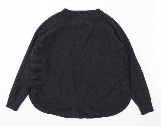 Womens UK Size 8 Warehouse Grey Pullover Jumper