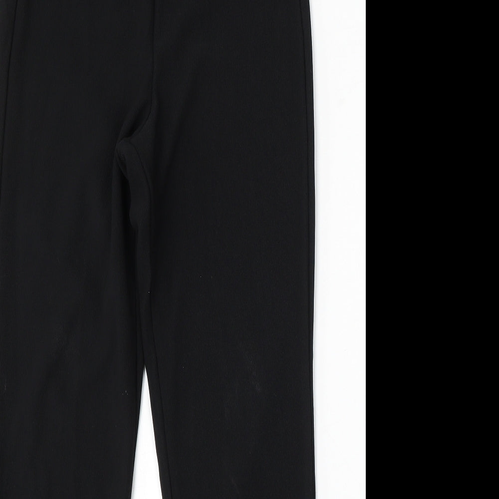 Womens UK Size 10 Mia Moda Regular Fit  Black Trousers