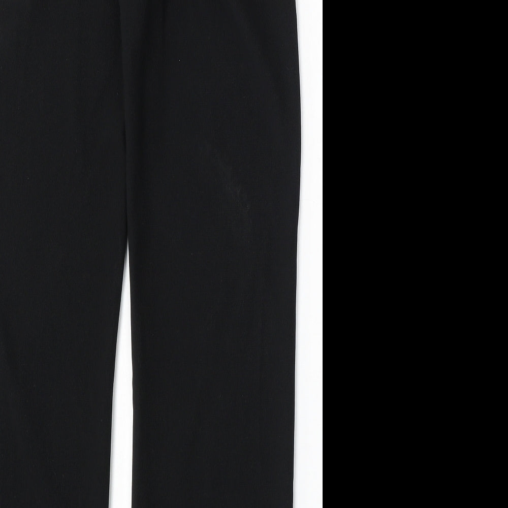 Womens UK Size 10 Mia Moda Regular Fit  Black Trousers