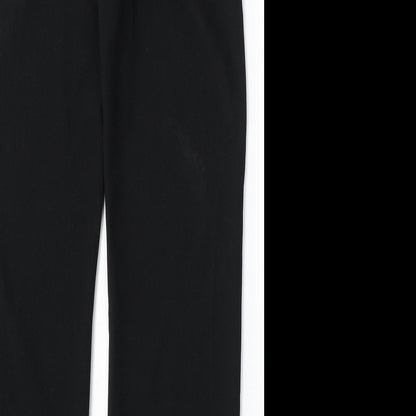 Womens UK Size 10 Mia Moda Regular Fit  Black Trousers