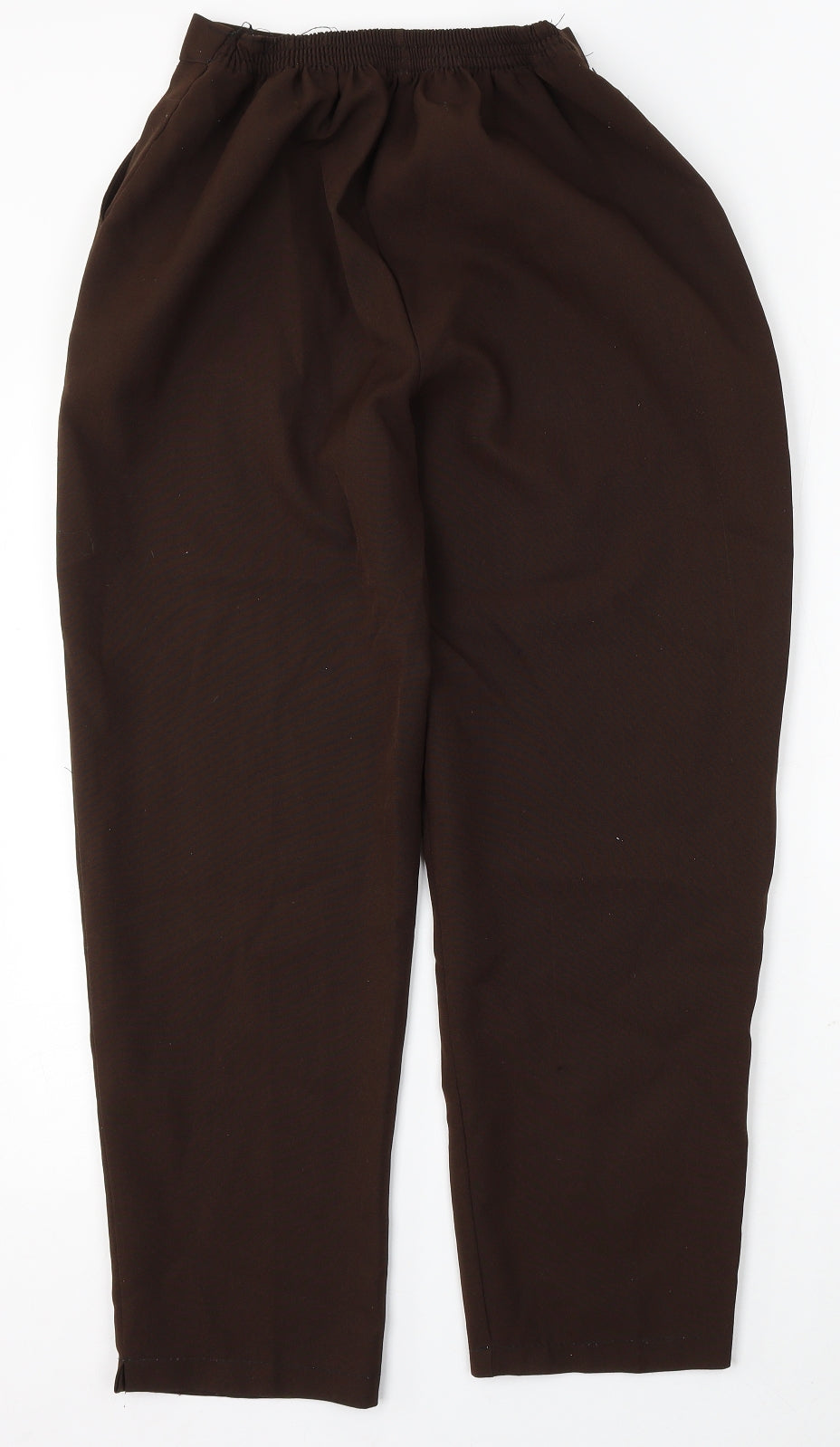 Womens UK Size 14 Preworn Regular Fit  Brown Trousers