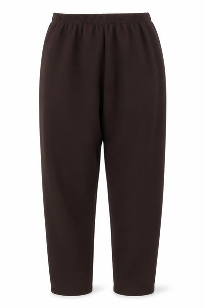 Womens UK Size 14 Preworn Regular Fit  Brown Trousers